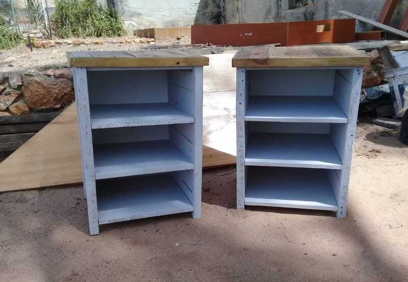 bedside tables pallet